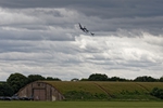 BBMF over Lamella Hangars